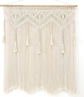 Mkono Macrame Wall Hanging Large Boho Decor Woven Wall Tapestry Chic Art...