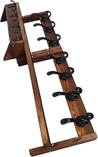 Multifunctional Vertical Wall Storage Unit Combines Wooden Shelf and Stu...