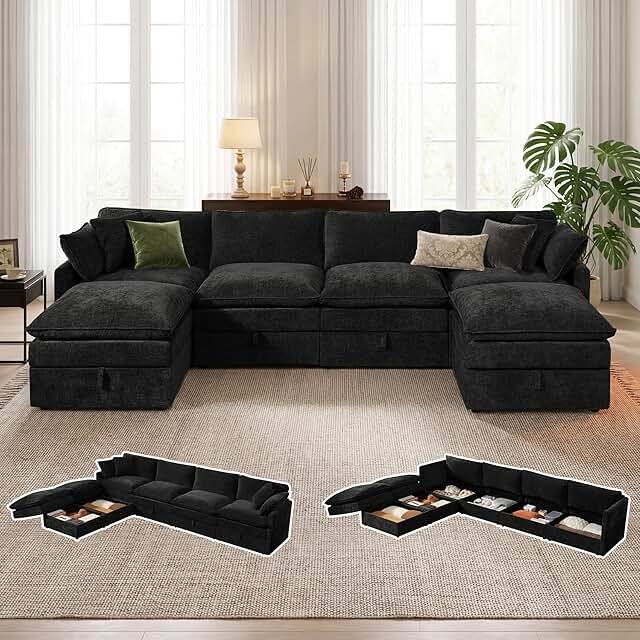 Myroyalsit Modular Sofa with Storage,135