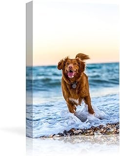 NWT Custom Canvas Prints with Your Photos for Pet/Animal, Personalized C...