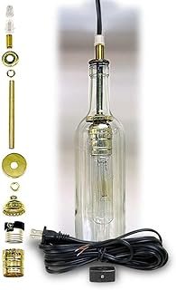 National Artcraft Wine Bottle Hanging Lamp Kit - Make a Light from Your ...