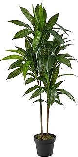 Nearly Natural 48in Artificial Dracaena with Real Touch Leaves and Multi...