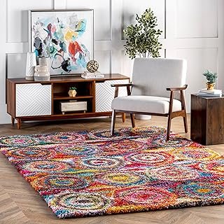 Nuloom Kindra Multicolor/Red, 6'7