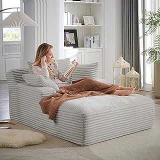 Oversized Chaise Lounge Chair Indoor,50