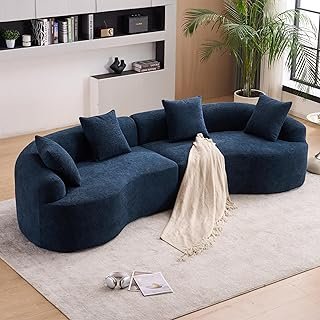 Oversized Sectional Sofa for Living Room, 110’’ Modern Luxury Plush Chen...