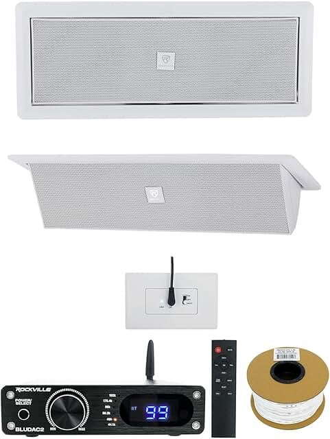 Rockville Bundle: Pair LUX Stealth D4 Motorized Dual 4