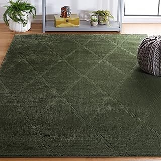 SAFAVIEH Area Rug 8x10 - Revive Collection - Large - Green, Trellis Patt...
