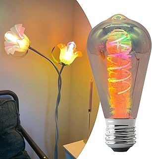 ST64 Vintage LED Edison Bulbs, 4.5W LED Bulb Equivalent to 45W, Dimmable...
