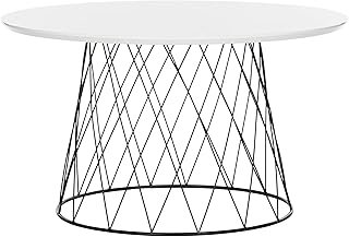 Safavieh Home Collection Roe Retro Mid-Century White and Black Wood Coff...