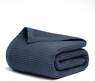 Salt Earth GOTS Certified 100% Organic Cotton Throw Blanket, 55
