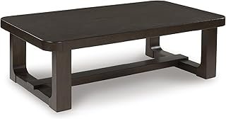 Signature Design by Ashley Breckington Modern Coffee Table with Trestle ...