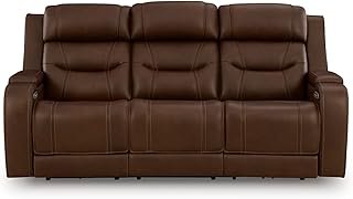Signature Design by Ashley Guru Modern Leather Match Power Reclining Sof...