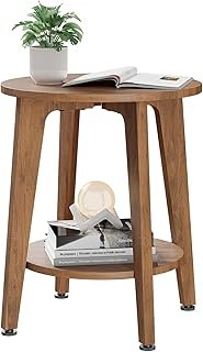 Simple Trending Round Side Table, Small End Table, Nightstand Bedside Ta...