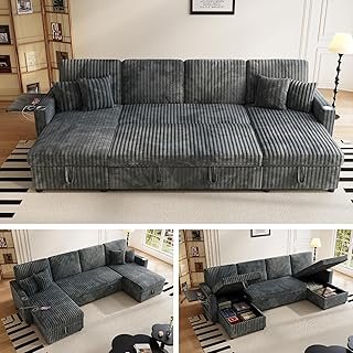 Sleeper Sectional Sofa, 110