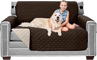 Sofa Shield® Couch Loveseat Covers for Dogs, Reversible Furniture Protec...