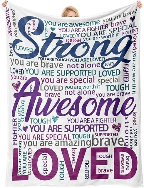 Super Soft Hug Blanket for Christmas, Inspirational Gifts & Cancer Care ...