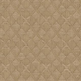 Tempaper x Jeremiah Brent Textured Hoffmann Faux Sisal Removable Peel an...