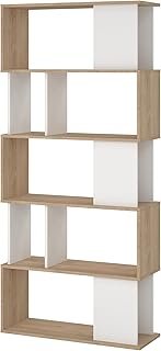 Tvilum Maze Modern Bookcase, Display Shelf and Decorative Room Divider w...