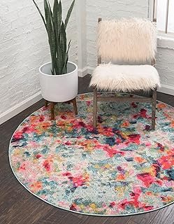 Unique Loom Chromatic Collection Area Rug - Champagne (6' 1