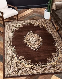 Unique Loom Reza Collection Traditional Persian Style Area Rug, 5 x 8 ft...