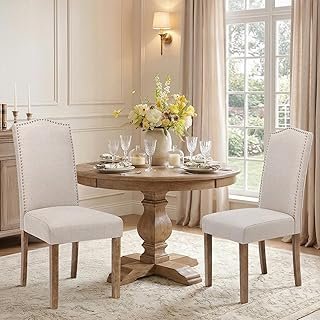 Upholstered Dining Chair Modern Stylish Parsons Kitchen Diner High Back ...