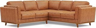Valencia Artisan Full Leather Sofa - Pure Full Italian Nappa Leather Cou...