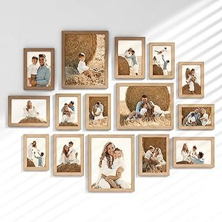 Venusmiles 15 Pack Picture Frames Collage Wall Decor, Gallery Frame Set ...