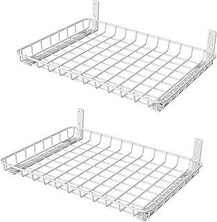 WALMANN Wall Shelves, 12 * 18 inch Wall-Mounted Storage Shelves for Gara...
