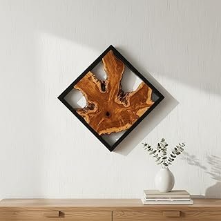 Warmaxx Teak Wood Wall Art 16.9