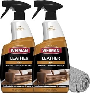 Weiman Leather Cleaner & Conditioner - Cleans, Restores & Protects Leath...