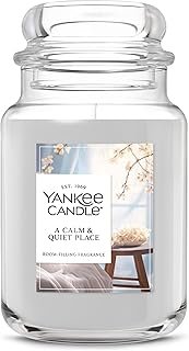 Yankee Candle A Calm Quiet Place, Scented Candle, 22oz Large Jar with up...