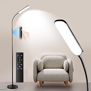 Yikuneng Dimmable LED Floor Lamp, Super Bright Reading Lamps Floor Stand...