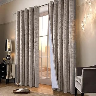 always4u 100% Blackout Soft Velvet Curtains for Bedroom Living Room Ther...