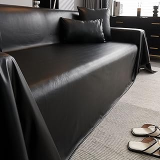 vctops Waterproof Faux PU Leather Sofa Covers for Sectional Sofa Vintage...