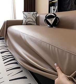 vctops Waterproof Thick PU Leather Sofa Covers for Sectional Sofa Luxury...